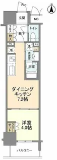ファインレジデンス大阪本町【8階】の間取り
