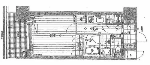 リーガルあみだ池新町【13階】の間取り