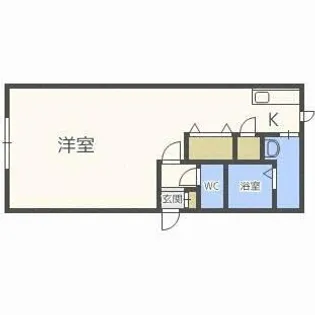 麻生アクアリオ【405号室】の間取り