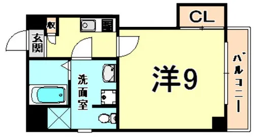 フォーラム西宮・平松町【3階】の間取り