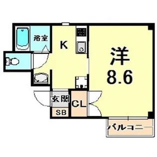 フォーラム西宮・平松町【2階】の間取り
