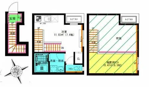 Thyme one【2階】の間取り