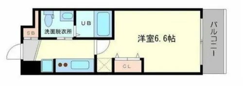 アーデンタワー本町イースト【7階】の間取り