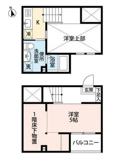 エクステンションK【2階】の間取り