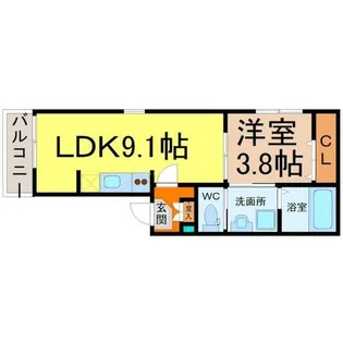 コンパートハウス大曽根【2階】の間取り