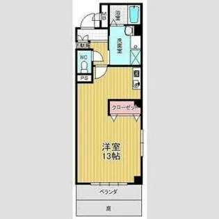 フローラ・阪野【1階】の間取り