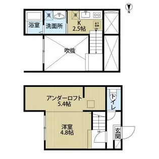 ミューズ【205号室】の間取り