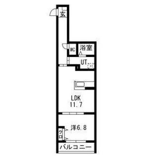 仮)グランテラス今池【3B号室】の間取り
