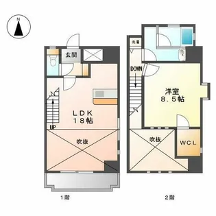 MARKS SQUARE【6階】の間取り