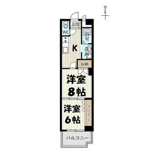 ENSHOW2【4階】の間取り