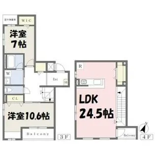 Residence de 池下【3階】の間取り