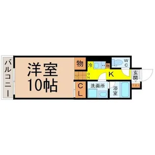 ドゥーエ千種【8階】の間取り