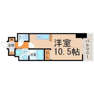 AMBER HOUSE Horita【10階】の間取り