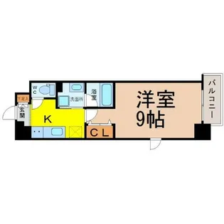 リシュドール鶴舞公園【9階】の間取り