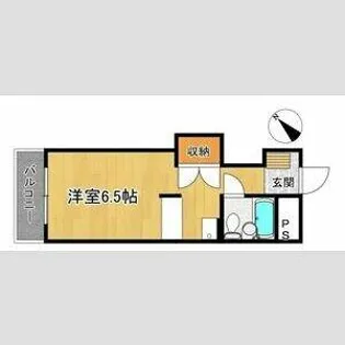 モンテメール学園前【2階】の間取り