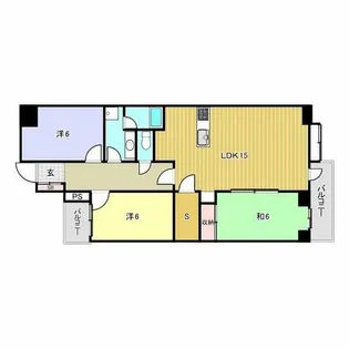 ドルチェ甲子園【5階】の間取り