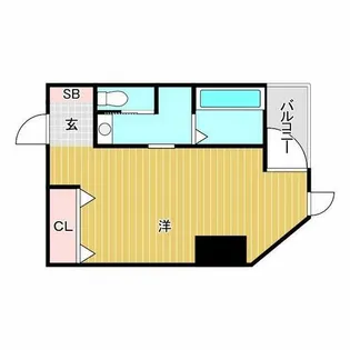 ウイング曙【6階】の間取り