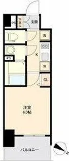 アステリ鶴舞トゥリア【14階】の間取り