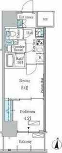 パークアクシス名古屋山王一丁目【12階】の間取り