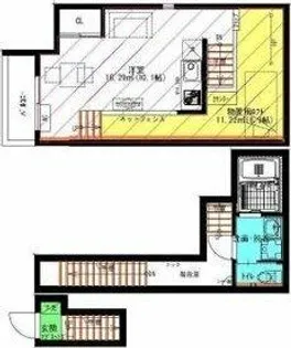 Raffine賑町(ラフィネ賑町)【2階】の間取り