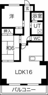グランドール瑞天【4階】の間取り