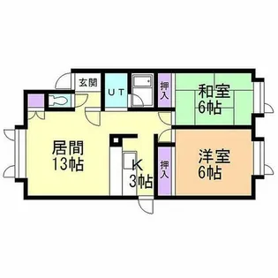 サテライトコート22【201号室】の間取り