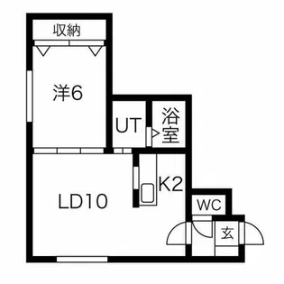 メゾンSS【103号室】の間取り