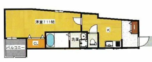 K’sResidence阿倍野昭和町【3階】の間取り