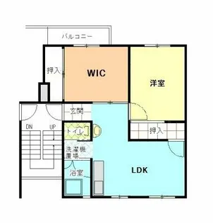 公社賃貸SMALIO 香里三井B【19-109号室】の間取り