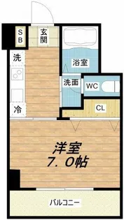 オアーゼ梅田東【8階】の間取り
