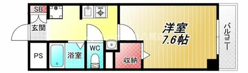 フローラルハイムオガワ【2階】の間取り