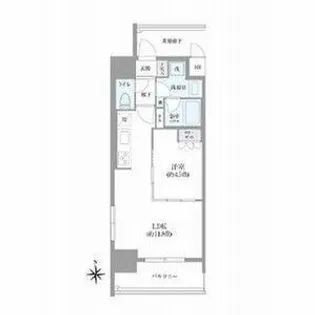 OKBアヴェニール菊井町【11階】の間取り