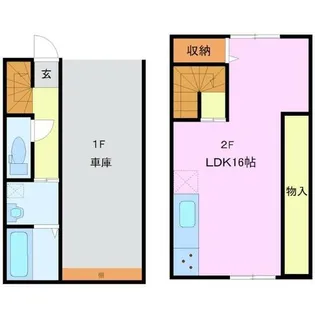 キャロット キャトルズ【GG号室】の間取り