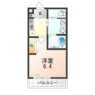 大阪府堺市西区津久野町3丁【アパート】の間取り