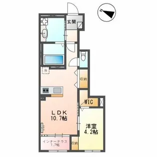 フォレスト離宮彩館【1階】の間取り