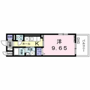 大阪府大阪市西成区南津守6丁目【マンション】の間取り