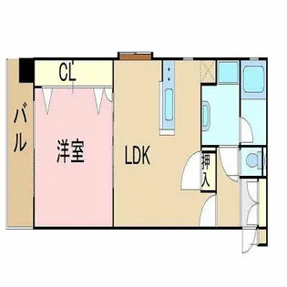 アクタス博多ステーションタワー【10階】の間取り