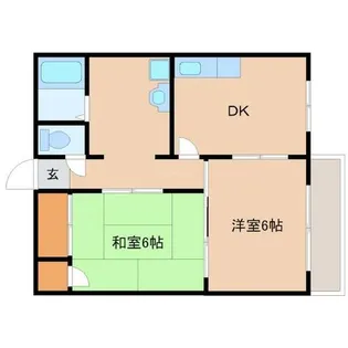 アートコンフォート【2階】の間取り