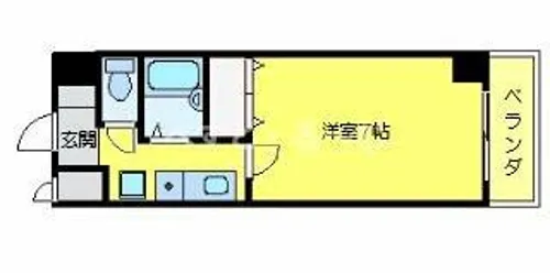 リライアンス西明石壱番館【303号室】の間取り