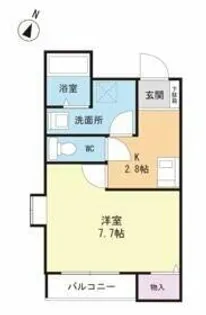 エクセル【101号室】の間取り