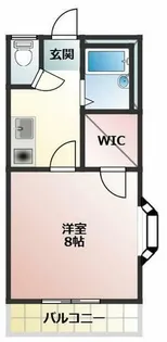 ウイングコート三ノ輪【201号室】の間取り