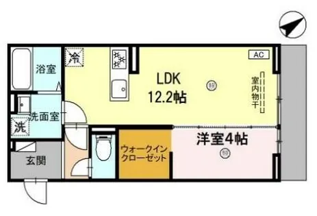 ルグラン龍野【1階】の間取り