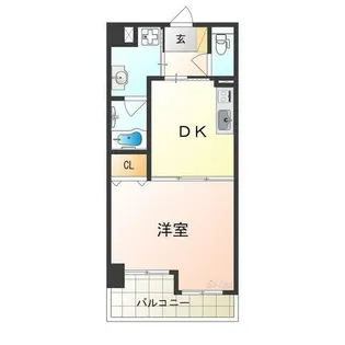 アバンドール三国ヶ丘【3階】の間取り