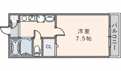 ソーレルヴァン【102号室】の間取り