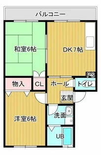 サンシャイン白馬B【101号室】の間取り