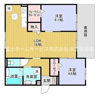 Clashist千躰【1階】の間取り