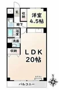愛知県名古屋市天白区野並2丁目【マンション】の間取り