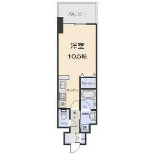 AMBER HOUSE Horita【10階】の間取り