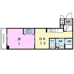ラッフィナート西陣【3階】の間取り