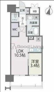 RJRプレシア百年橋【2階】の間取り